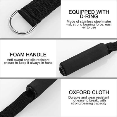Weightlifting Fitness Gym Equipment Pulldown Attachments Cable Machine Exercise Handles
