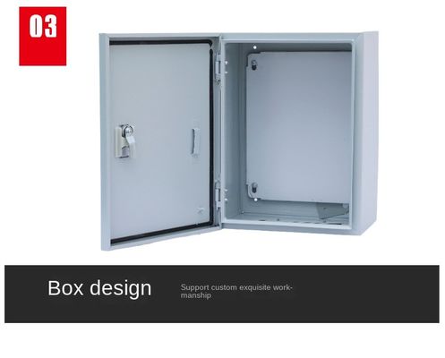 Steel Electrical Junction Box Indoor & Outdoor Electrical Enclosure Box Wall Mounted Waterproof&Dustproof Metal Box