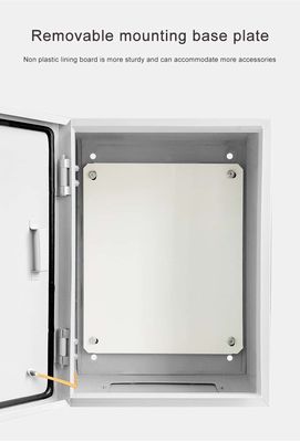 Steel Electrical Junction Box Indoor & Outdoor Electrical Enclosure Box Wall Mounted Waterproof&Dustproof Metal Box